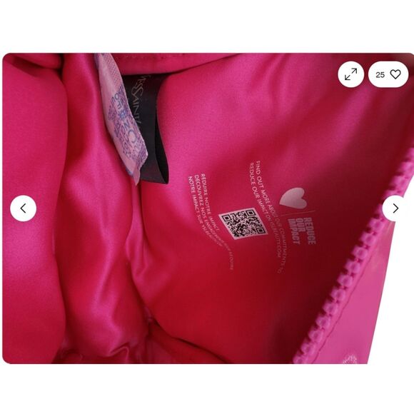 YSL Yves Saint Laurent BEAUTE Pink Makeup Bag Cosmetic Pouch Travel Case Gift - Picture 5 of 6